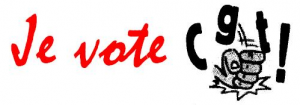 Vote cgt poing